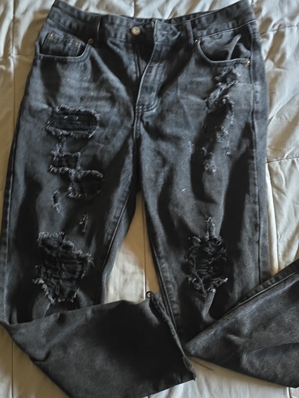 Nasty Gal Ripped Jeans